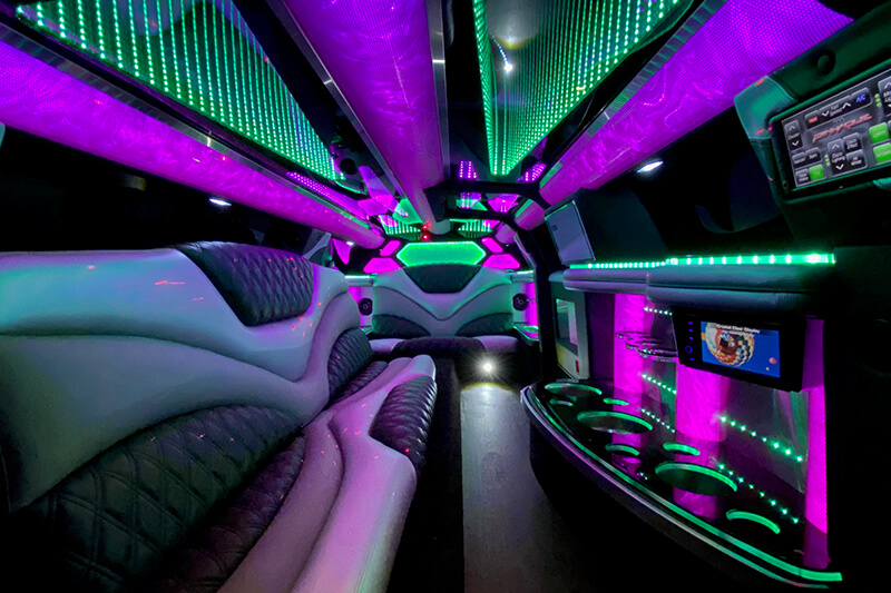 Limo colorful LED lights