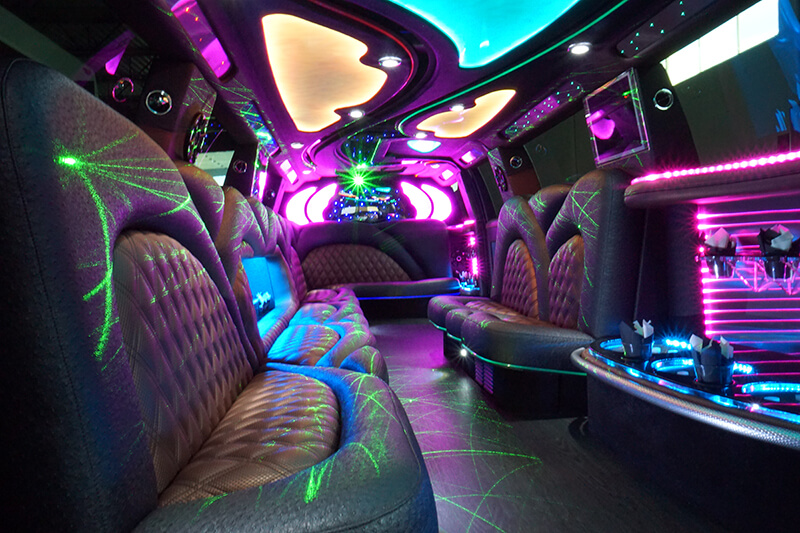 Limo flat-screen TVs