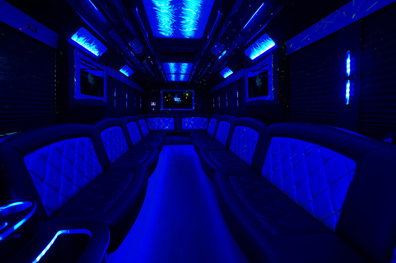 Limo bus wet bars